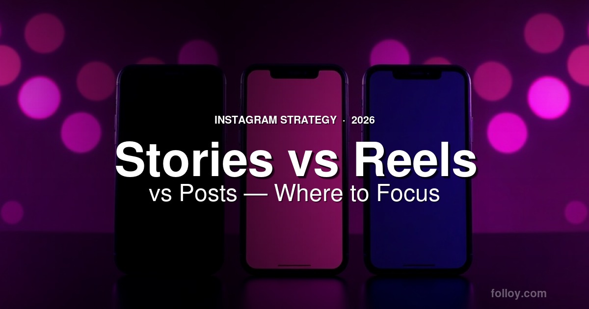 Instagram Stories vs Reels vs Posts: where to put your effort in 2026